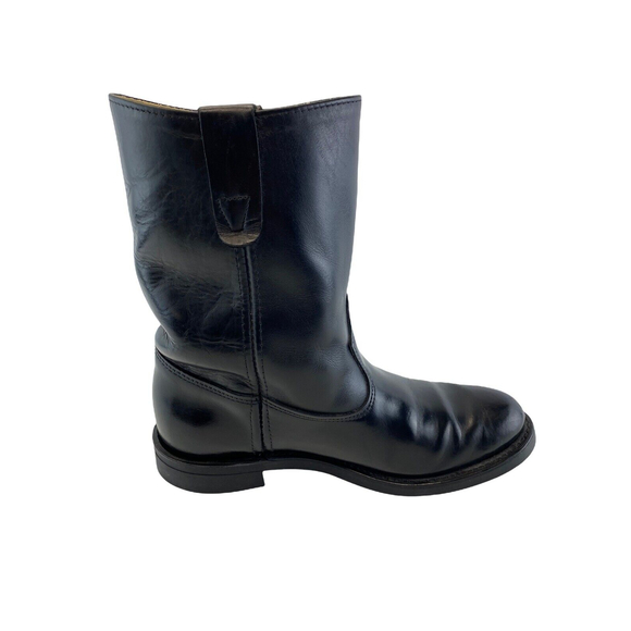 Double H Ranchwell Men's Black Cowboy Western Work Boots Black Size 8.5D‎ 3104 - Picture 7 of 11